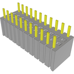 Conn Bottom Mount Socket Strip SKT 22 POS 2.54mm Solder ST Bottom Entry Thru-Hole Bulk