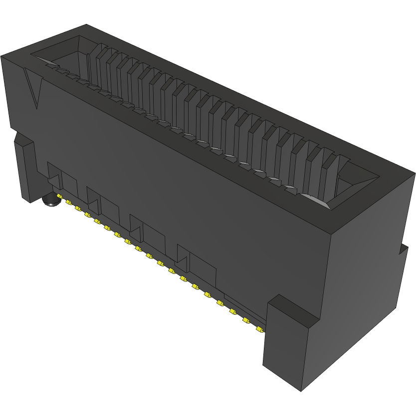 Samtec-HSEC8-120-01-H-DV-A Steckverbinder, Kartenrand Conn Card Edge SKT 40 POS 0.8mm Solder ST SMD EDGE RATE™ Tray