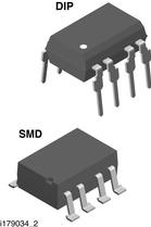 Vishay-IL255-2 Transistor- und fotovoltaischer Ausgang, Optokoppler Optocoupler AC-IN 1-CH Transistor With Base DC-OUT 8-Pin PDIP