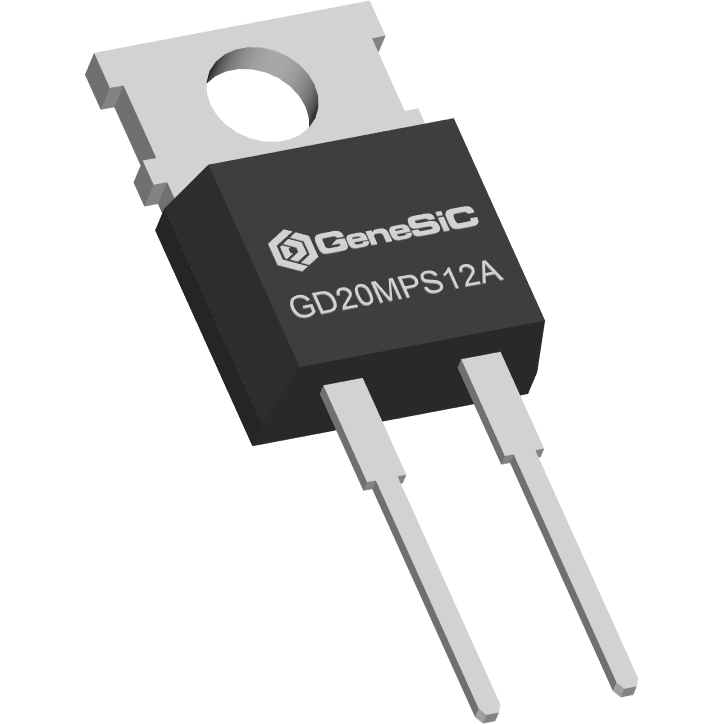 GeneSiC Semiconductor-GD20MPS12A Rectifiers Diode Schottky 1.2KV 42A 2-Pin(2+Tab) TO-220