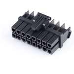 Conn Housing RCP 16 POS 4.2mm Crimp ST Cable Mount Black Mini-Fit Jr Bag