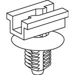 HellermannTyton-155-03800 Kabelschellen und -clips CONNECTOR CLIP HOLE DIA. 6.5-7.0MM PANEL 0.7-6.0MM/ PA66HIRHS BLACK 500/PACK