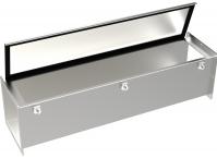 Hammond Manufacturing-1487DSSS Accesorios del cable Cable Accessories Hardware Kit Rectangular Screw Steel Gray