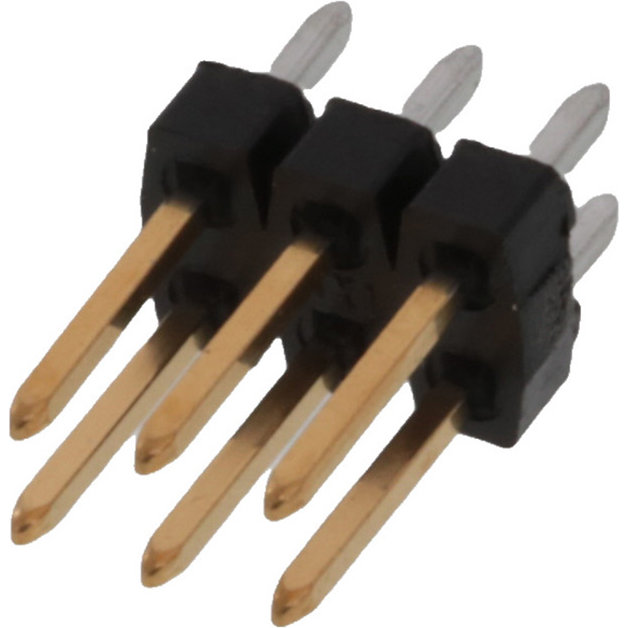 Molex-0901310763 连接器插头及 PCB 插座 Conn Unshrouded Header HDR 6 POS 2.54mm Solder ST Top Entry Thru-Hole C-Grid III Tray