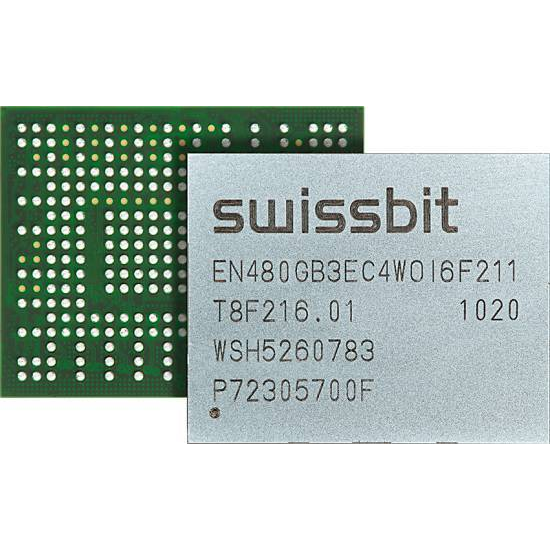 Swissbit-SFEN160GB3EC4WD-I-6F-21P-STD Solid State-Laufwerke Industrial PCIe Solid State Drive