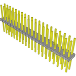 Conn Unshrouded Header HDR 40 POS 2.54mm Solder ST Top Entry Thru-Hole Bulk
