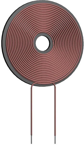 Abracon-AWCCA-RX300200-102 Wireless Charging Coils Wireless Charging Coil Receiver 6.3uH 10% 100KHz 0.14OhmDCR 26Q-Factor Through Hole