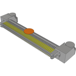 Conn Micro High Speed Terminal Strip HDR 100 POS 0.8mm Solder RA Side Entry SMD T/R
