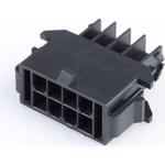 Conn Housing PL 8 POS 4.2mm Crimp ST Panel Mount Black Mini-Fit TPA2 Bag