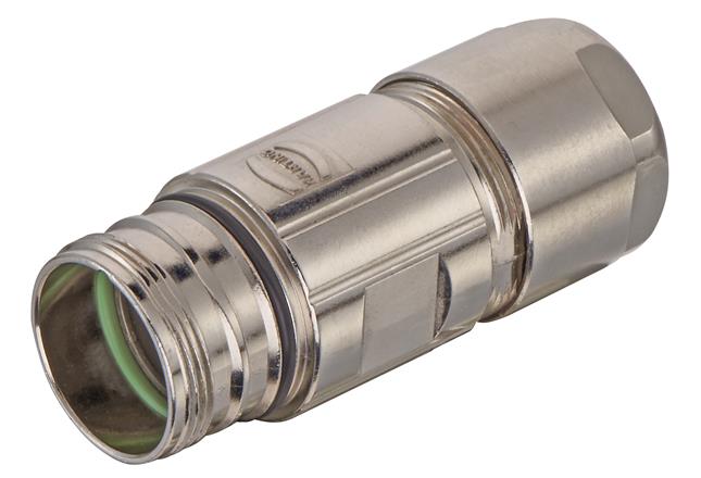 HARTING Technology Group-09151000701 Backshells Hood 180° M23 Shell Size Nickel Copper-Zinc Alloy Screw Lock