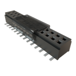Conn Micro Socket Strip SKT 28 POS 1mm Solder ST SMD T/R