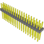 Conn Unshrouded Header HDR 38 POS 2.54mm Solder ST Top Entry Thru-Hole Bulk