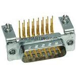 Conn D-Sub M 15 POS 1.37mm Solder RA Thru-Hole 15 Terminal 1 Port