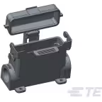 TE Connectivity-T1629163120-000 Adaptadores de manguitos ajustables Hood 90° Powder Die Cast Aluminum Alloy Box