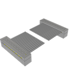 Cable Assembly 0.203m 28AWG 1mm 16 to 16 POS IDC Connector to IDC Connector F-F TIGER EYE™ Bulk