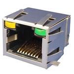 Single Port Modular Jack 8 Position, 8 Contacts