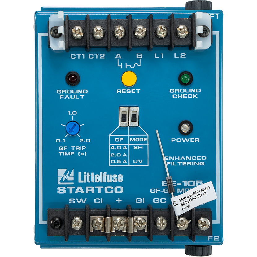 Littelfuse-SE-105D 继电器其他 Electromechanical Relay 120VAC SPST-NO(109x100x150)mm Flange Ground Fault Relay