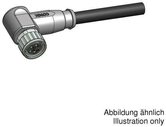 CONEC-42-10052 Andere Kabelbaugruppen Female connector M8x1 angled