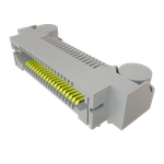 Conn Micro High Speed Socket Strip SKT 40 POS 0.8mm Solder RA SMD T/R