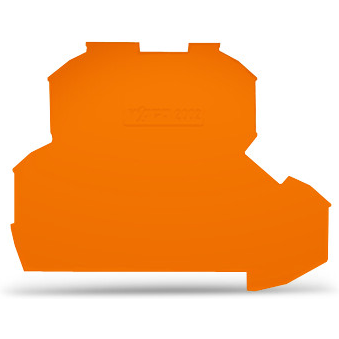 WAGO-2002-2292 Steckverbinderzubehör Connector Accessories End Plate Straight Polyamide 6/6 Orange Box