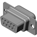 DEU-9PF-F0_D-Sub/VGA连接器