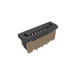 1.00mm Flex Connector, SFW Straight series, 6 Position, Top Entry Surface Mount, ZIF