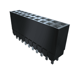 Samtec-ESW-115-12-G-S-11 Piastre connettori e prese PCB Conn Elevated Socket SKT 15 POS 2.54mm Solder ST Top Entry Thru-Hole Tube