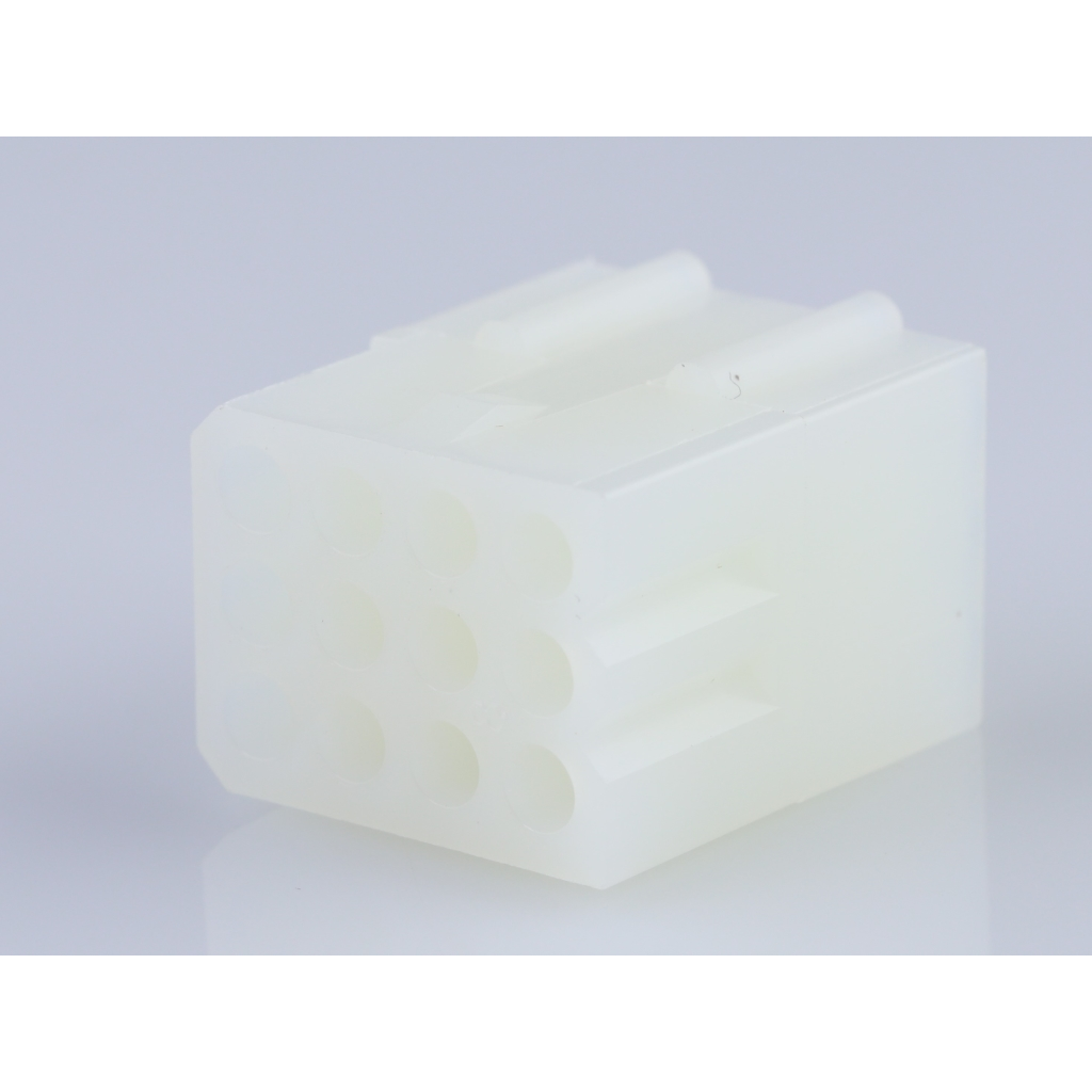 Molex-03-06-1122 分立接线罩连接器 Conn Housing RCP 12 POS 3.68mm Crimp ST Cable Mount Natural Bag