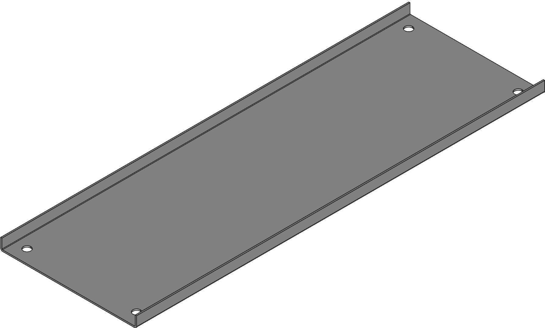 Hammond Manufacturing-18P2709 null Inner Panel, Steel, White, Galvanized, 27 In Length, 9 In Width
