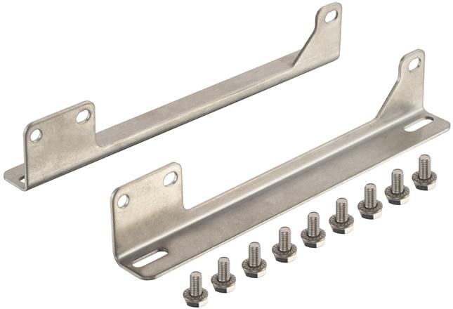 HARTING-09400229920 Steckverbinderzubehör Connector Accessories Mounting Panel Straight Stainless Steel