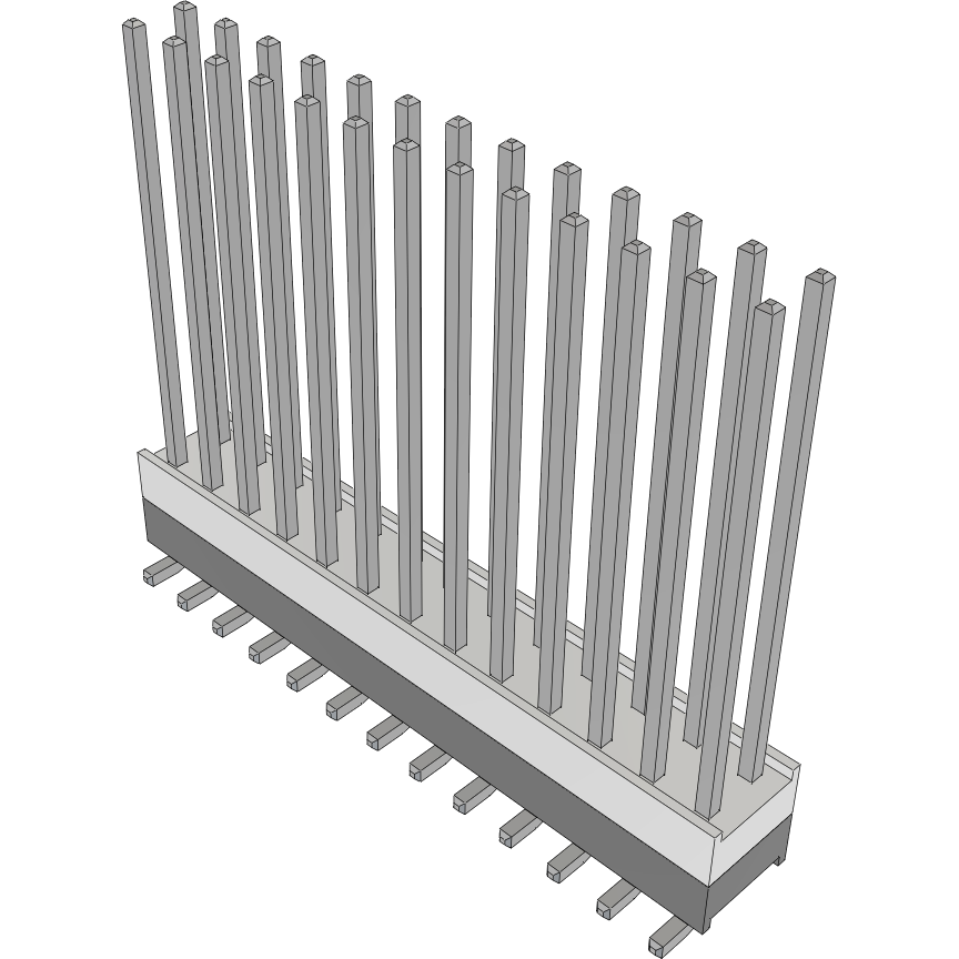 Samtec-HW-13-20-T-D-251-SM Connector Headers and PCB Receptacles Conn Board Stacker HDR 26 POS 2.54mm Solder ST Top Entry SMD Tube