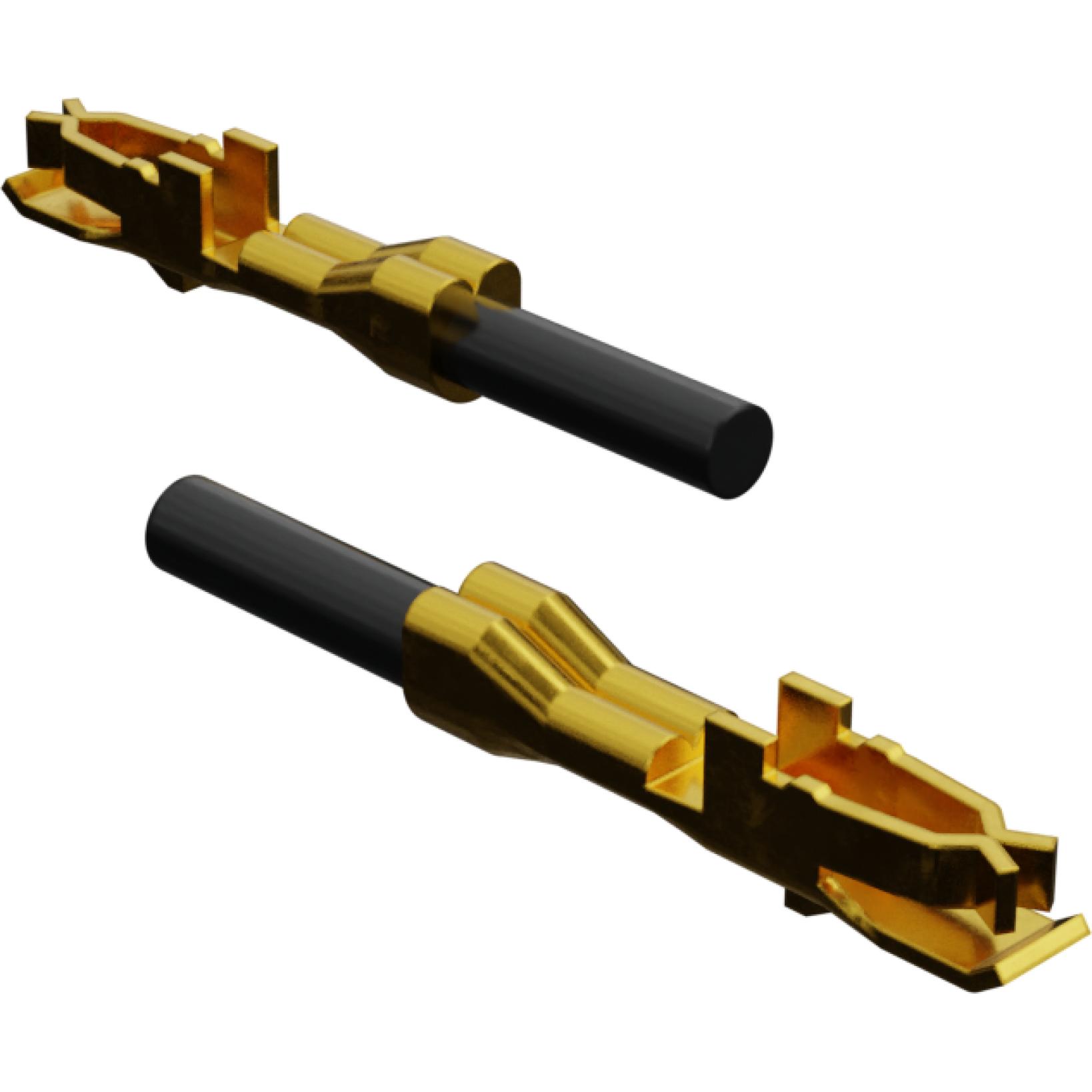 Molex-797581005 其他电缆组件 Cable Assembly UL 1061 0.15m 30AWG Terminal to Terminal 1 to 1 POS F-F Crimp-Crimp Pico-Lock Bag