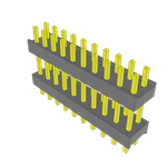 Conn Board Stacker HDR 20 POS 2.54mm Solder ST Top Entry Thru-Hole Bulk