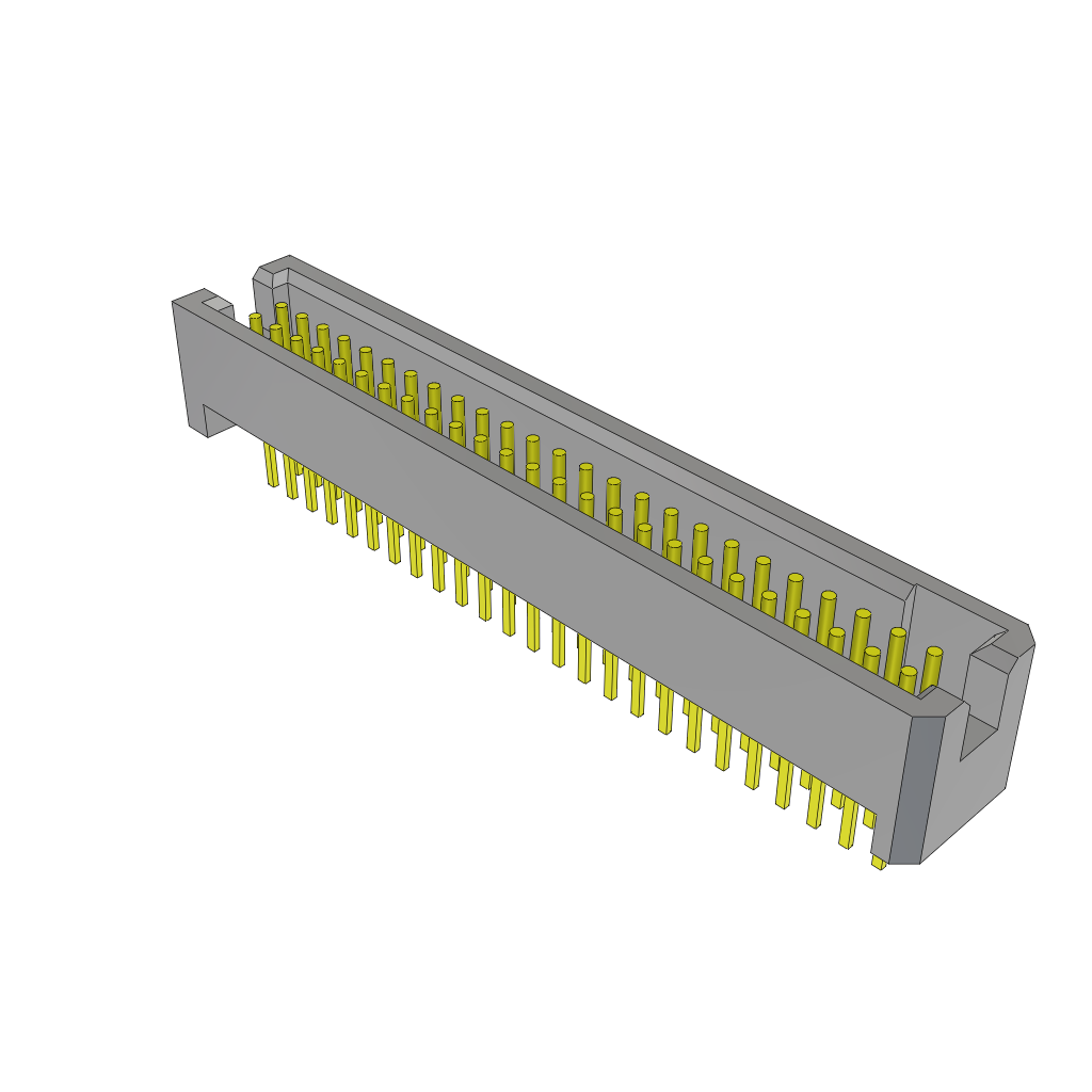 Samtec-TFM-125-03-STL-D Steckverbinderleisten und Leiterplattenbuchsen Conn Shrouded Header (2 Sides) HDR 50 POS 1.27mm Solder ST Top Entry Thru-Hole Tube
