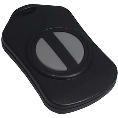 CamdenBoss Ltd-2955-20R-2 箱、罩及架 Black Acrylonitrile Butadiene Styrene Round Keyfob With Button Enclosure
