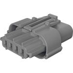 Conn Housing RCP 4 POS 3.6mm Crimp ST Cable Mount Gray Squba Tray