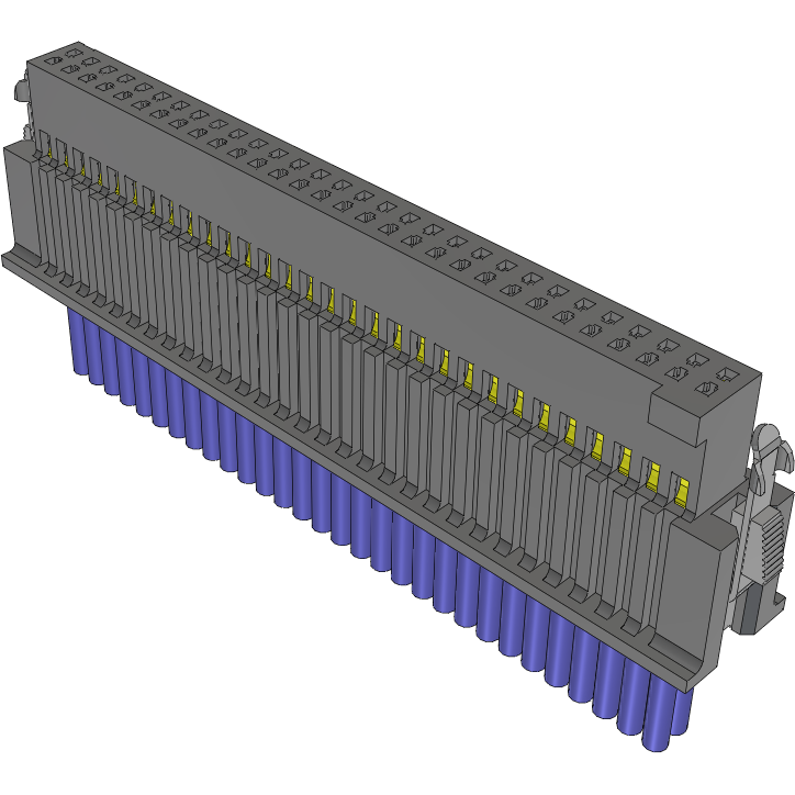 Samtec-SFSD-30-28-G-18.00-SR Montajes de cables, otros Cable Assembly Discrete Wire 0.457m 28AWG Socket Strip 60 POS SKT Crimp TIGER EYE™ Layer