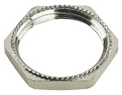 Altech Corporation-6011009 Accessori per cavi Cable Accessories Lock Nut Brass Nickel