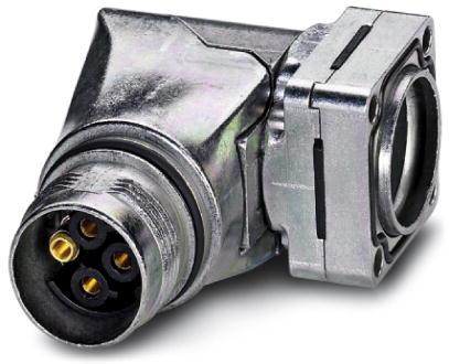 PHOENIX CONTACT-1607690 Connettore circolare Conn M17 Circular SKT 4 POS Crimp RA Cable Mount 4 Terminal 1 Port
