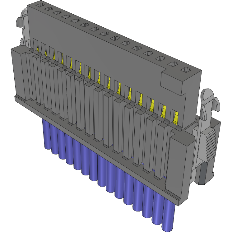 Samtec-SFSS-15-28-G-03.00-SR Andere Kabelbaugruppen Cable Assembly Discrete Wire 0.076m 28AWG Socket Strip 15 POS SKT Crimp TIGER EYE™ Layer