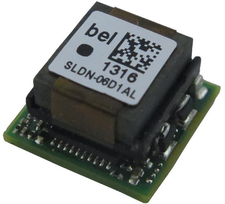 Bel Power Solutions-SLDN-06D1ALG DC/DC-Wandler und Spannungsreglermodul Module DC-DC 1-OUT 0.45V to 5.5V 6A 33W 17-Pin SMD Module Tray