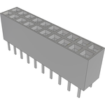 Conn Unshrouded Header HDR 20 POS 2.54mm Solder ST Top Entry Thru-Hole Bulk