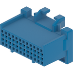 Conn Housing RCP 24 POS Crimp ST Cable Mount Blue