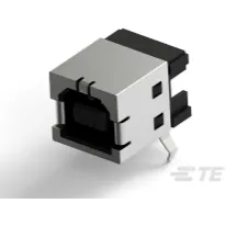 TE Connectivity-292304-1 Connector USB Conn USB 2.0 Type B RCP 4 POS 2.5mm Solder RA Thru-Hole 4 Terminal 1 Port Tray