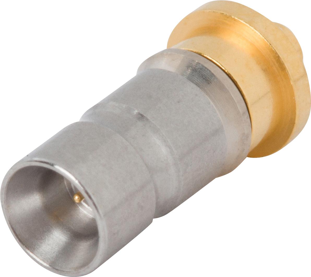 Amphenol-3211-60351 Connector RF Conn SMPM 0Hz to 40GHz 50Ohm Solder ST Cable Mount PL Gold Over Nickel VITA 67.3 Tray