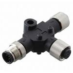 CnC Tech, LLC-500-303T-W05 Steckverbinder, rund Conn M12 Circular M/F/F 5/5/5 POS T Style 1 Port