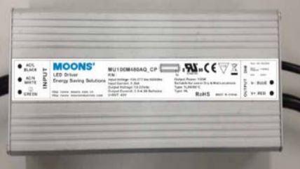 MOONS INDUSTRIES-MU100M105AQ_CP Suministros de energía LED AC/DC LED Power Supply 100W Single 8-Pin