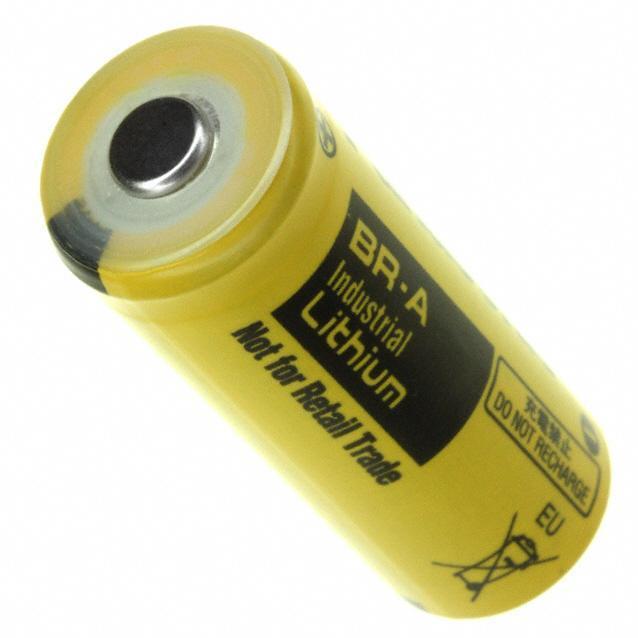 Panasonic-BR-A Baterías Lithium&nbsp;Poly Carbon&nbsp;Monofluoride Battery Cylindrical 3V 1.8Ah Primary