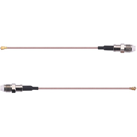taoglas-CAB.695 Kabelbaugruppen Koaxial Cable Assembly Coaxial 0.1m 30AWG MHF1 to FME F-F