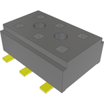 Conn Socket Strip SKT 6 POS 2mm Solder ST Top Entry SMD TIGER CLAW™ T/R